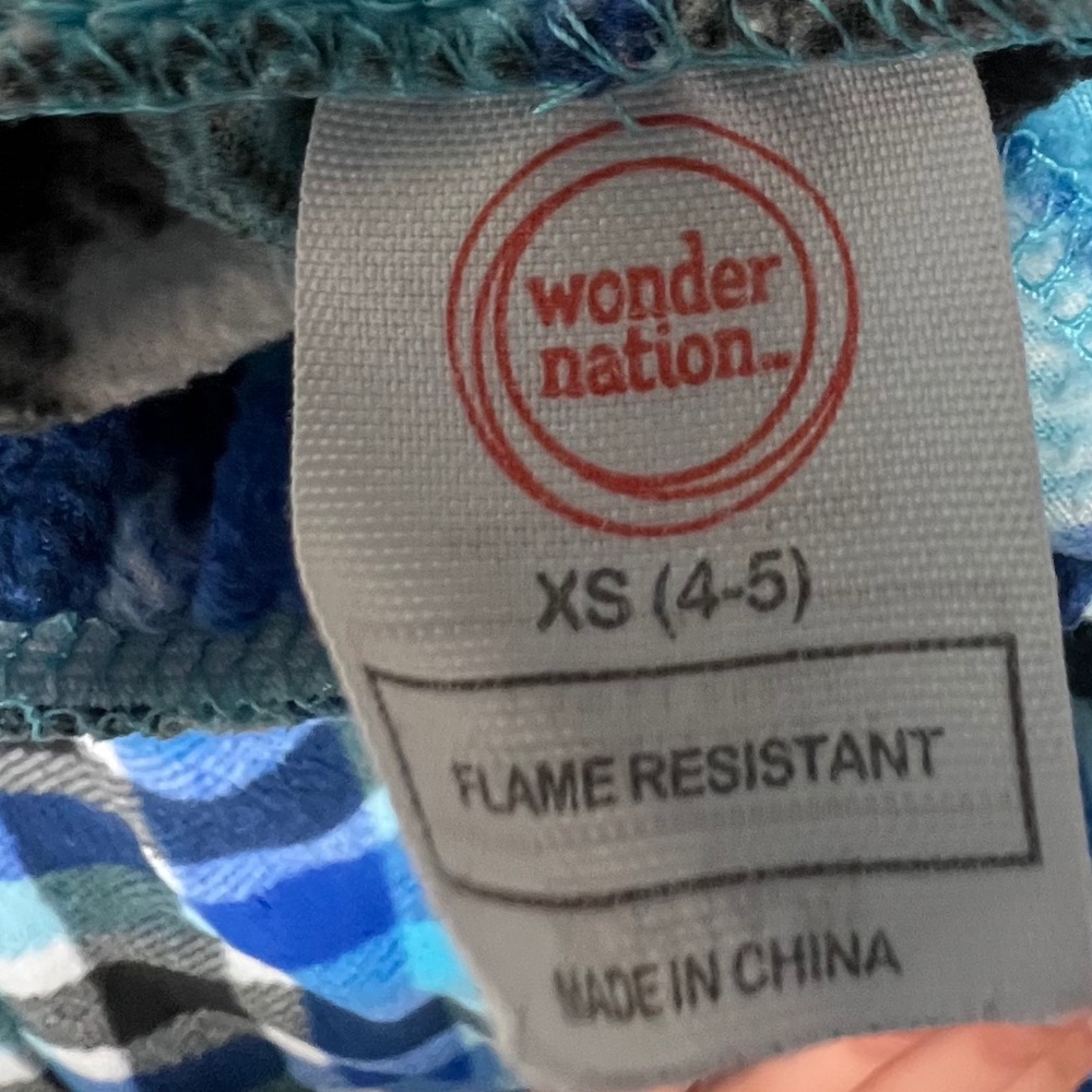 Boys PJ Pants | Blue Flannel - Picture 2 of 3